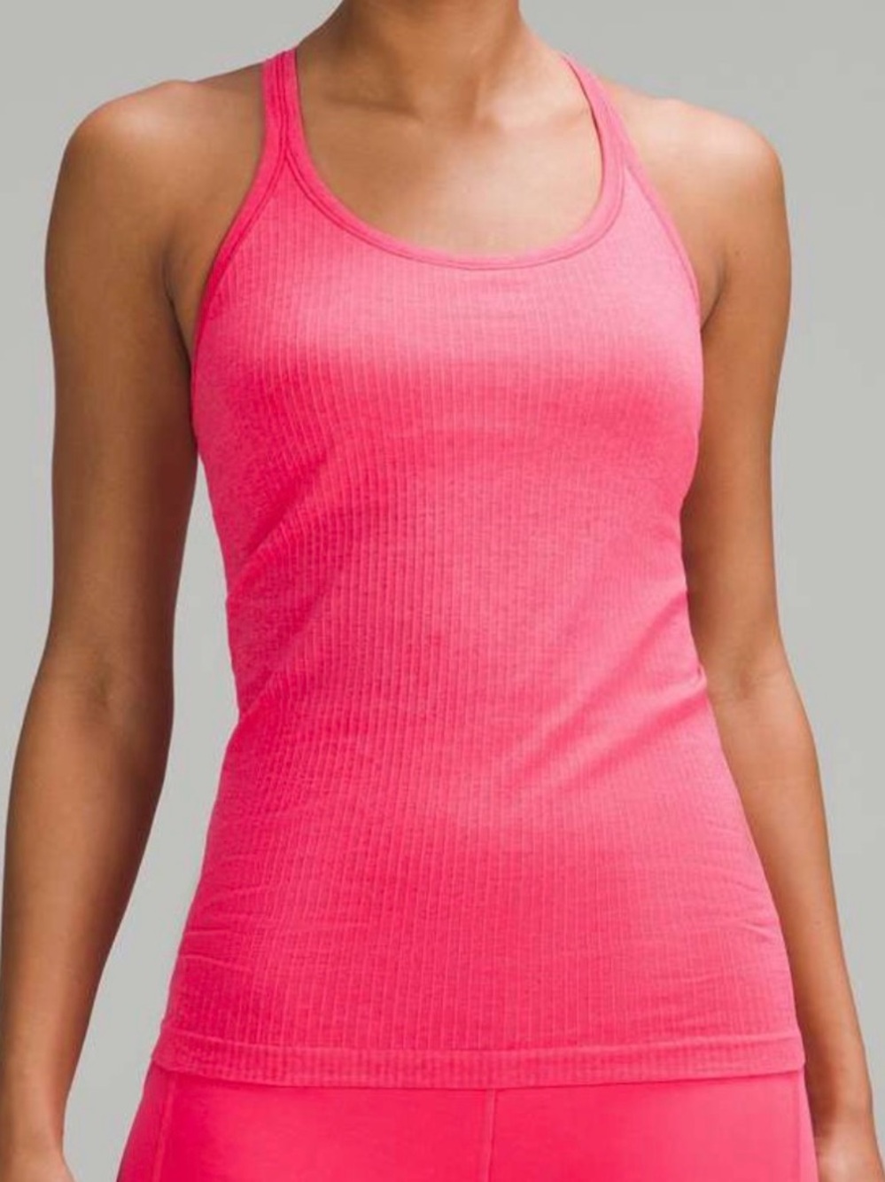 Lululemon Lip Gloss Ebb to Street Tank Top size 6